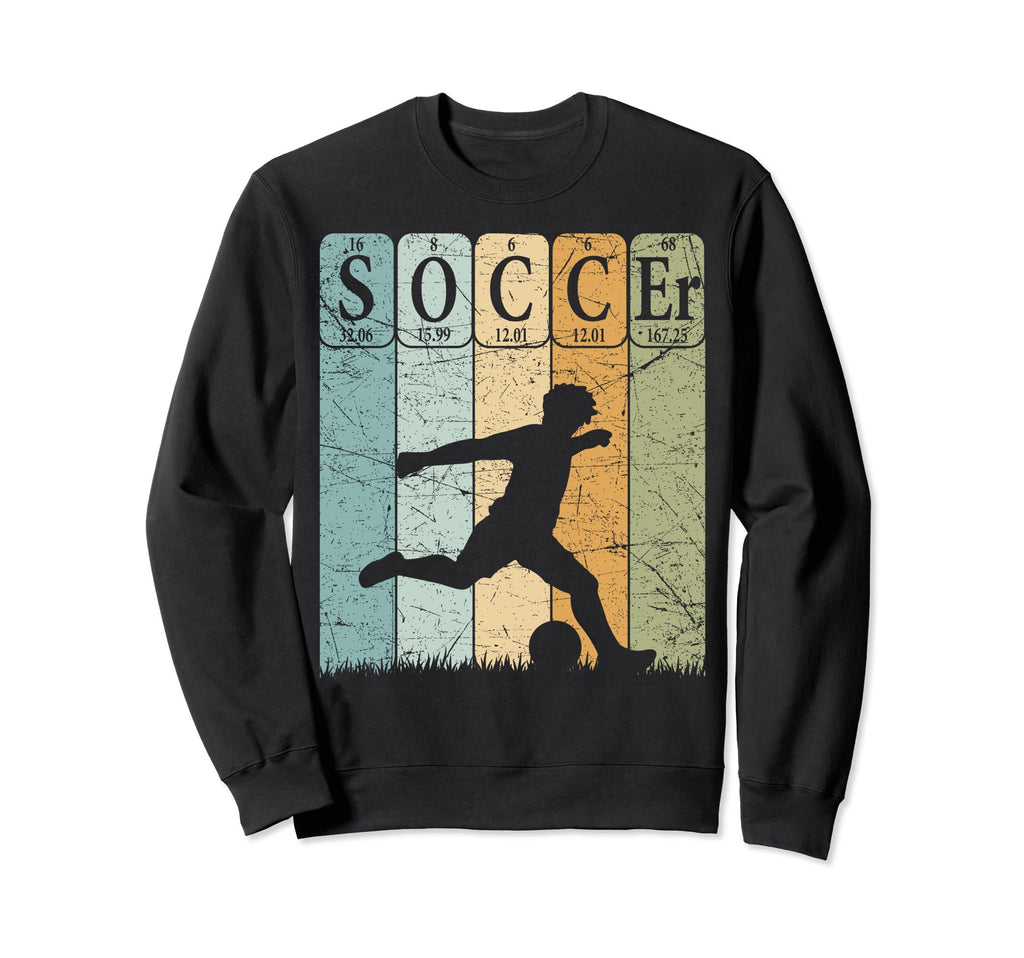 Soccer Periodic Table Elements Sweatshirt - Trendy Graphic Men Women - T-Shirt, Sweatshirt, Hoodie
