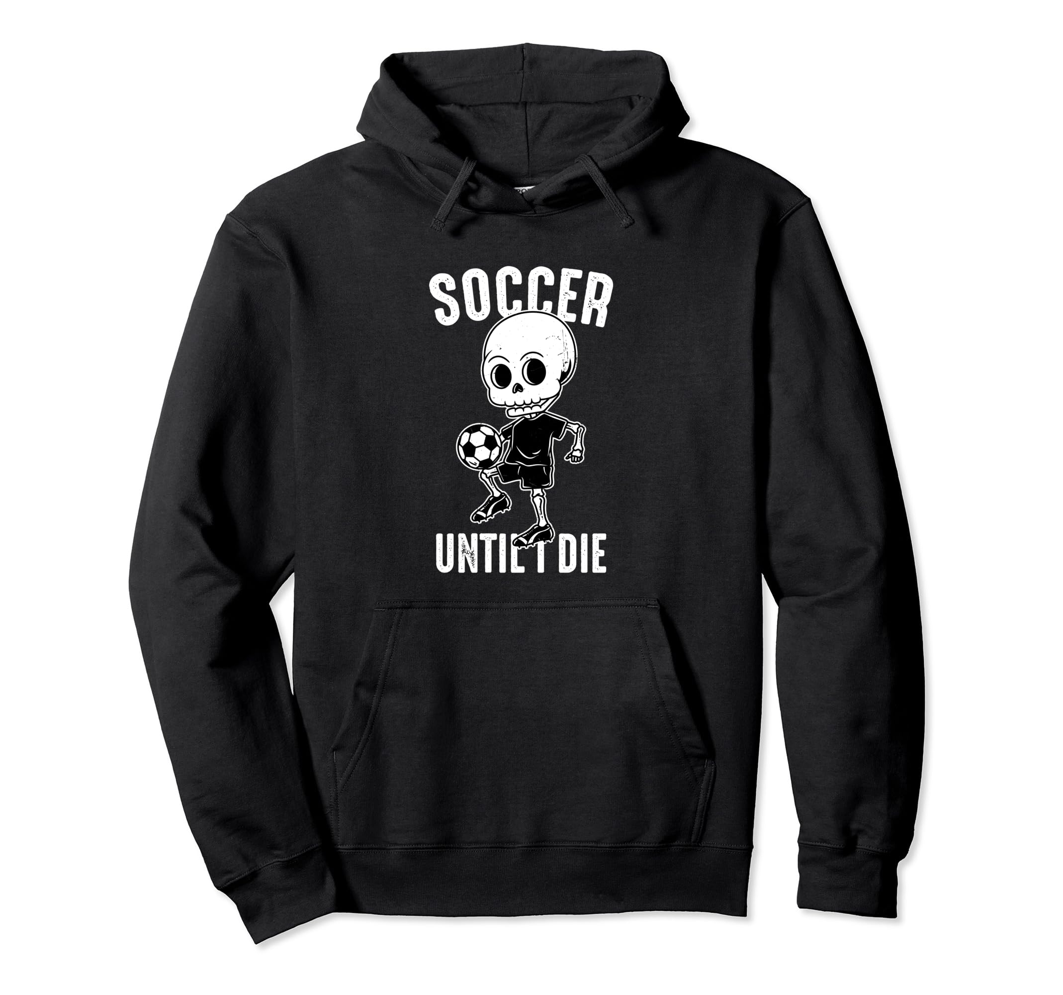 Funny Soccer Sport Teen Futbol Skeleton Hoodie - Novelty Apparel Unisex - T-Shirt, Sweatshirt, Hoodie
