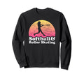Softball And Roller Skating Sweatshirt - Casual Everyday Wear for Adults - T-Shirt, Sweatshirt, Hoodie