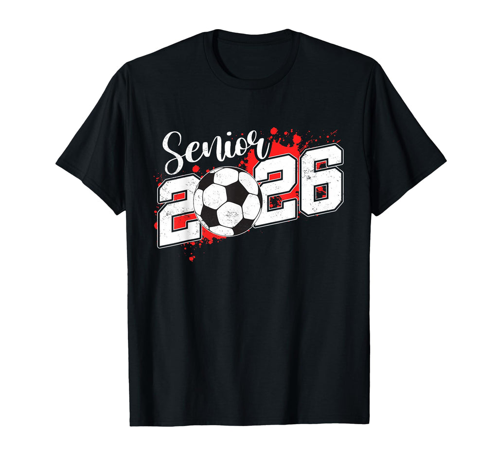 Senior 2026 Soccer Ball Class 2026 T-Shirt - Minimalist Print for Adults - T-Shirt, Sweatshirt, Hoodie