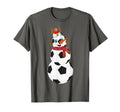 Soccer Balls Snowman Winter Sports Team T-Shirt - Unique Graphic Men Women - T-Shirt, Sweatshirt, Hoodie
