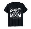 Soccer Mom Checker Pattern Ball T-Shirt - Casual Everyday Wear Men Women - T-Shirt, Sweatshirt, Hoodie