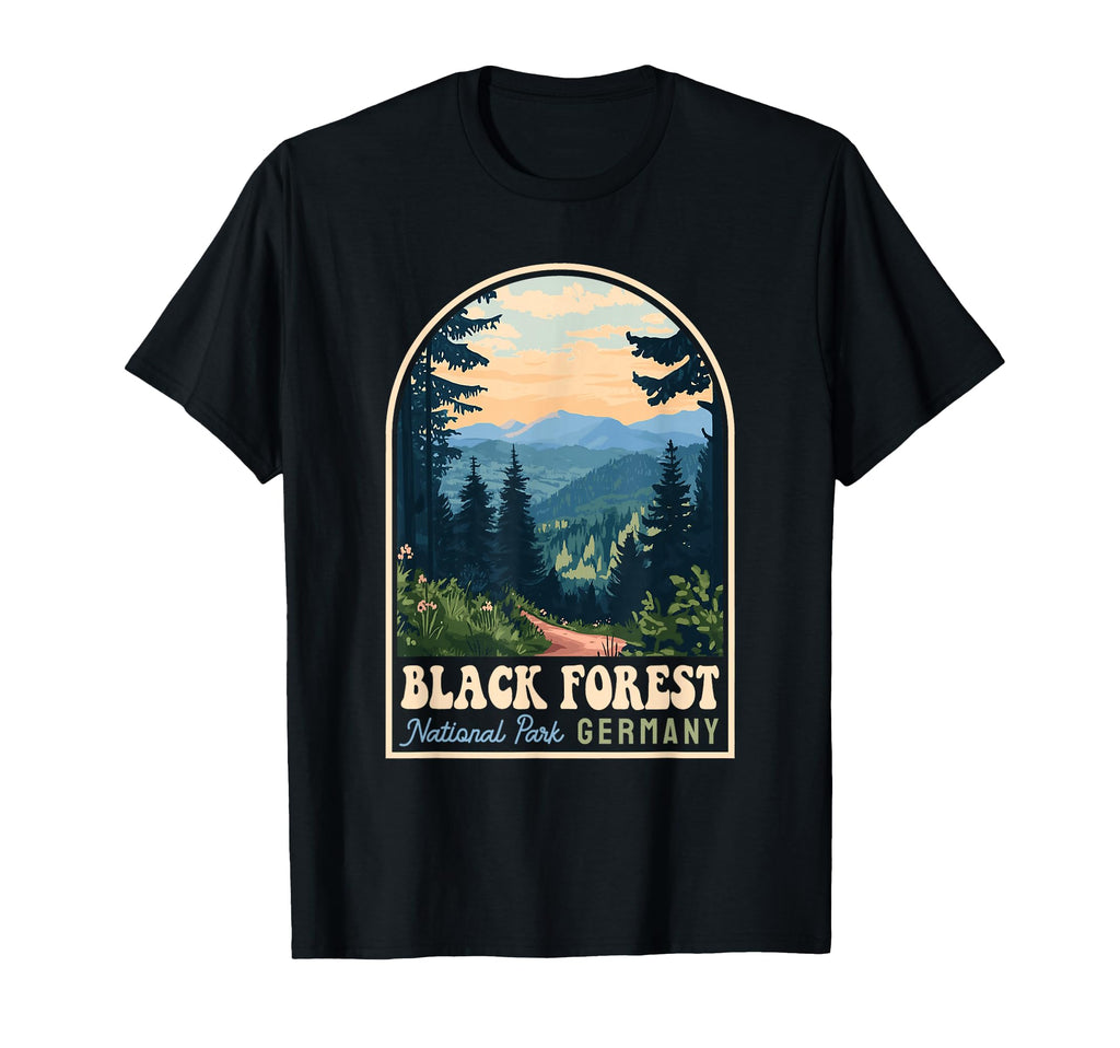 Black Forest National Park Germany T-Shirt - Minimalist Print for Adults - T-Shirt, Sweatshirt, Hoodie