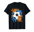 6Th Birthday 6 Years Old Soccer Ball T-Shirt - Minimalist Print Unisex - T-Shirt, Sweatshirt, Hoodie