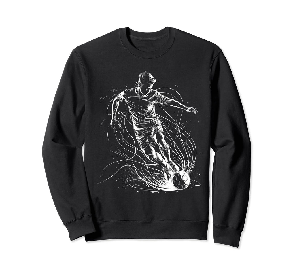 Soccer Player Sports Sweatshirt - Fun Novelty Design for Adults - T-Shirt, Sweatshirt, Hoodie