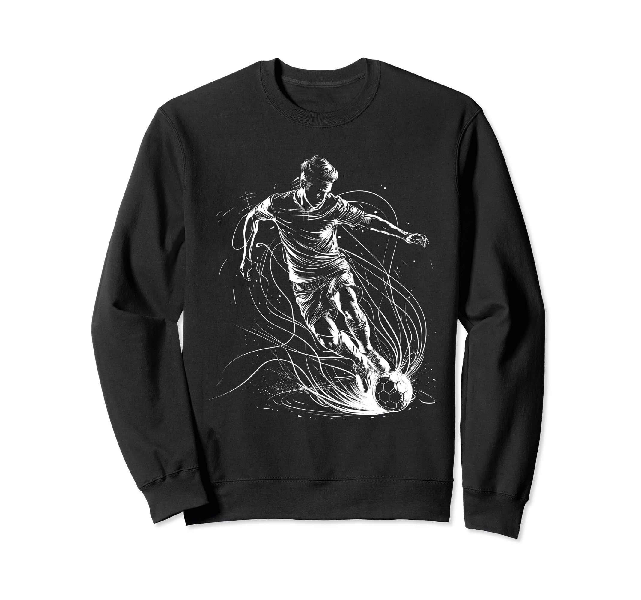 Soccer Player Sports Sweatshirt - Fun Novelty Design for Adults - T-Shirt, Sweatshirt, Hoodie