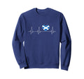 Scotland Love Heartbeat And Sweatshirt - Casual Everyday Wear Unisex - T-Shirt, Sweatshirt, Hoodie