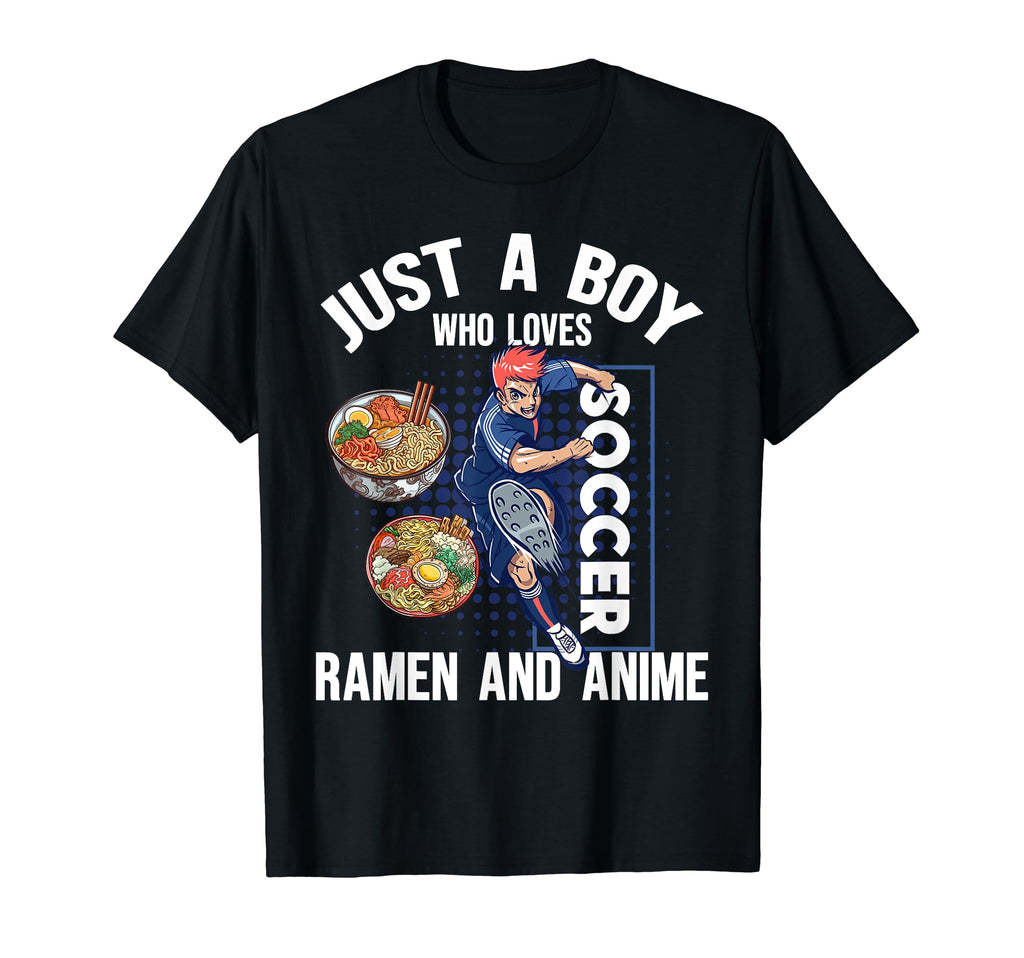Just Who Loves Soccer Ramen And T-Shirt - Minimalist Print for Adults - T-Shirt, Sweatshirt, Hoodie