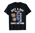 Just Who Loves Soccer Ramen And T-Shirt - Minimalist Print for Adults - T-Shirt, Sweatshirt, Hoodie