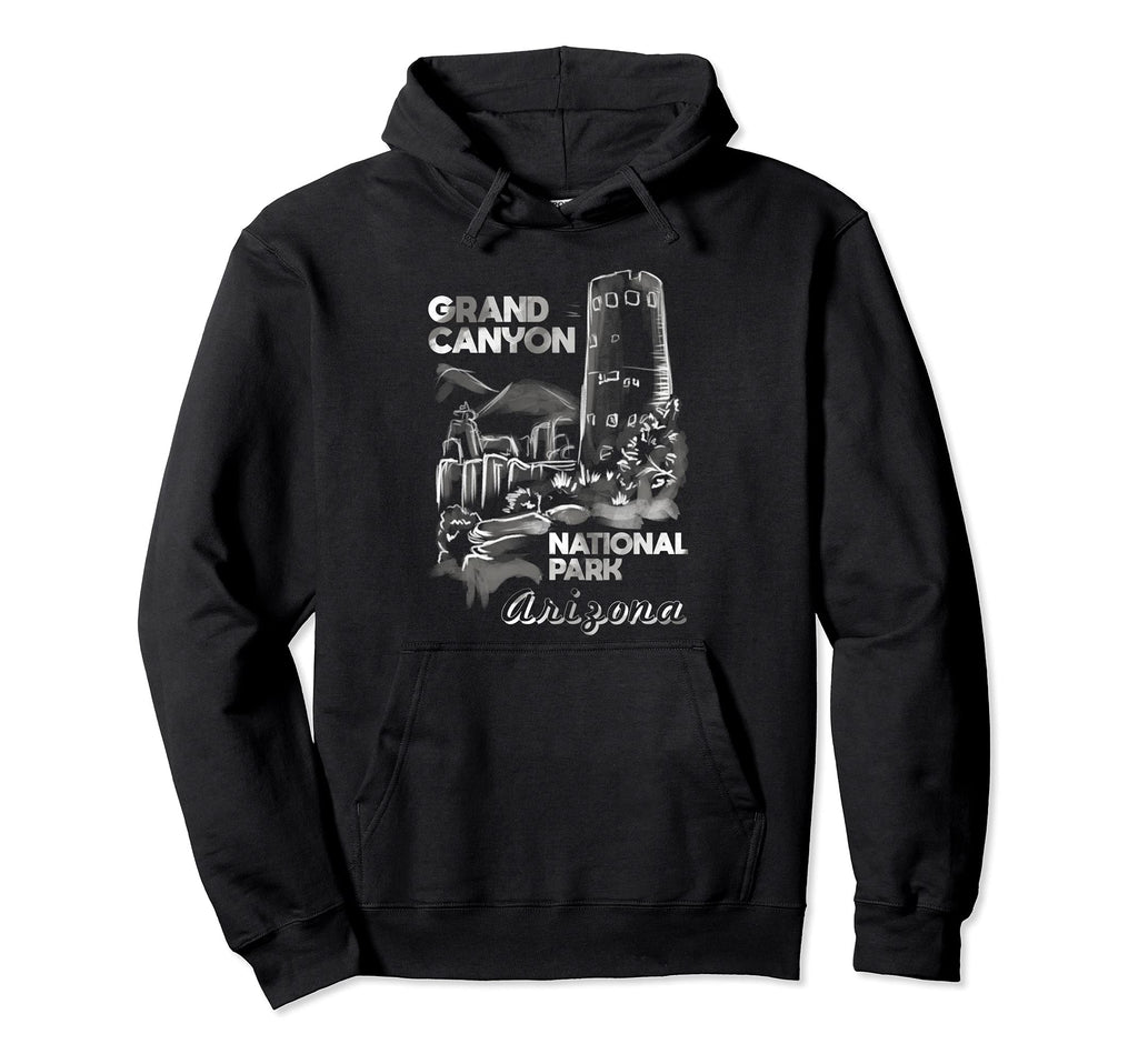 80S National Park Grand Canyon National Hoodie - Graphic Print Men Women - T-Shirt, Sweatshirt, Hoodie