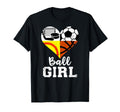 Ball Heart Soccer Softball T-Shirt - Aesthetic Graphic Men Women - T-Shirt, Sweatshirt, Hoodie