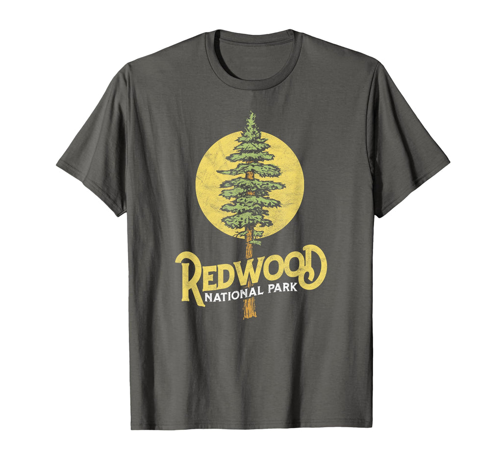 Redwood National Park Vibe Distressed T-Shirt - Minimalist Print Unisex - T-Shirt, Sweatshirt, Hoodie