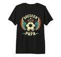 Soccer Papa Family Matching Dad Fathers Day T-Shirt - Graphic Print Unisex - T-Shirt, Sweatshirt, Hoodie
