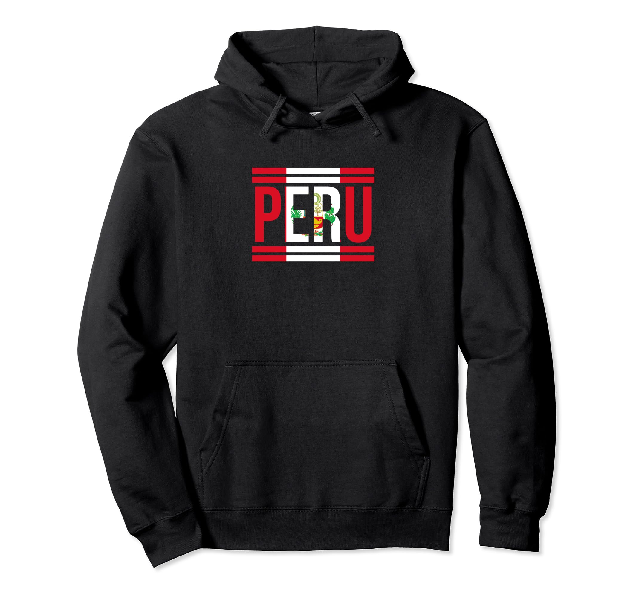 Peru Peruvian Flag Sports Soccer Football Hoodie - Minimalist Print Unisex - T-Shirt, Sweatshirt, Hoodie