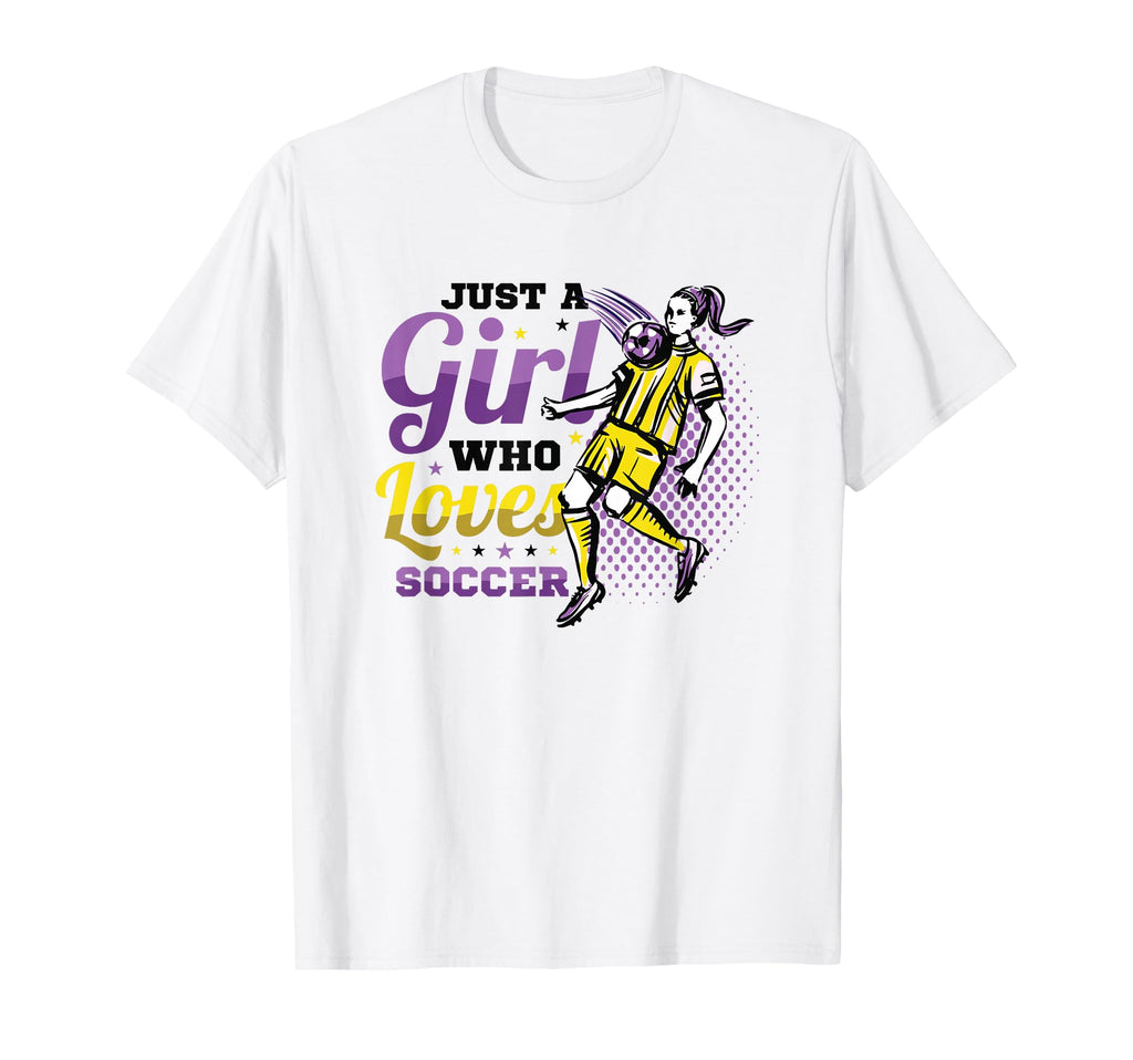 Just Who Loves Soccer Womens Soccer T-Shirt - Aesthetic Graphic for Adults - T-Shirt, Sweatshirt, Hoodie