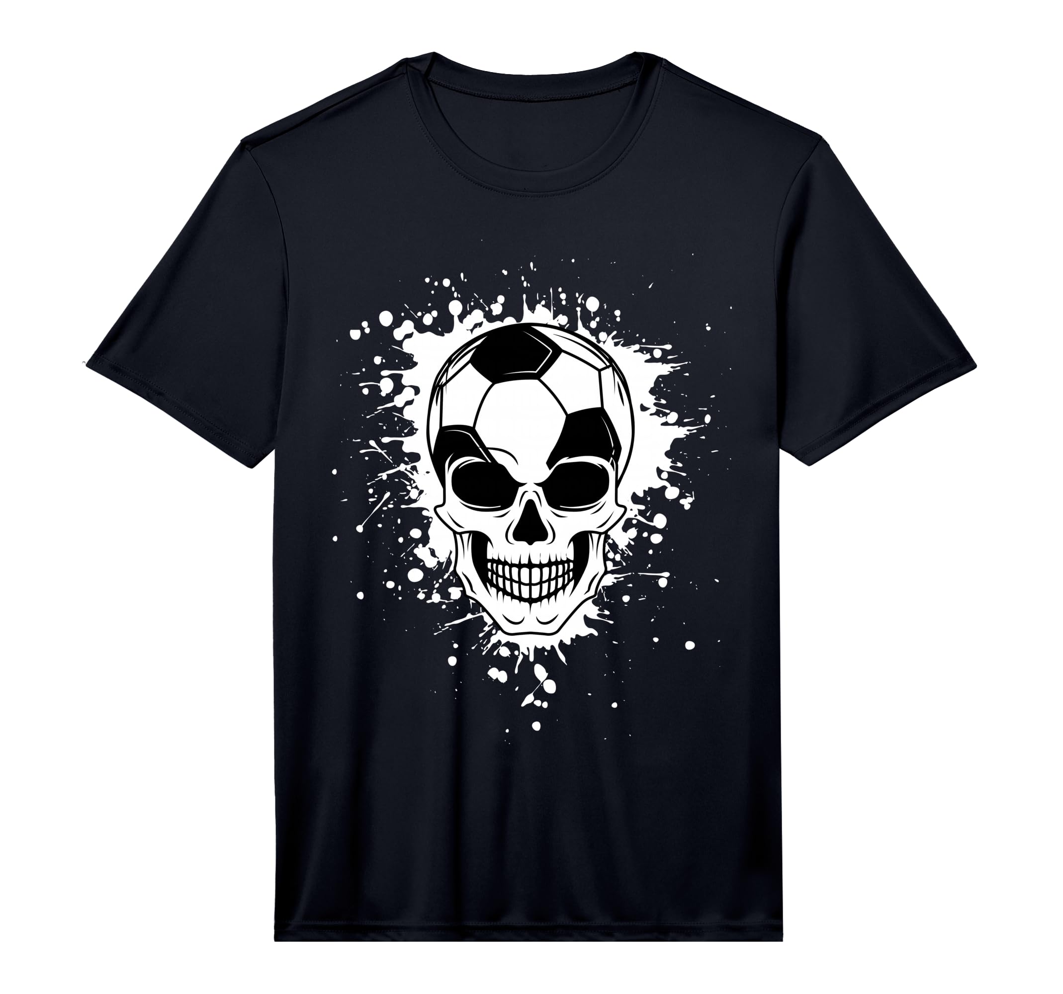 Halloween Soccer Ball Skull Sport All T-Shirt - Unique Graphic Men Women - T-Shirt, Sweatshirt, Hoodie