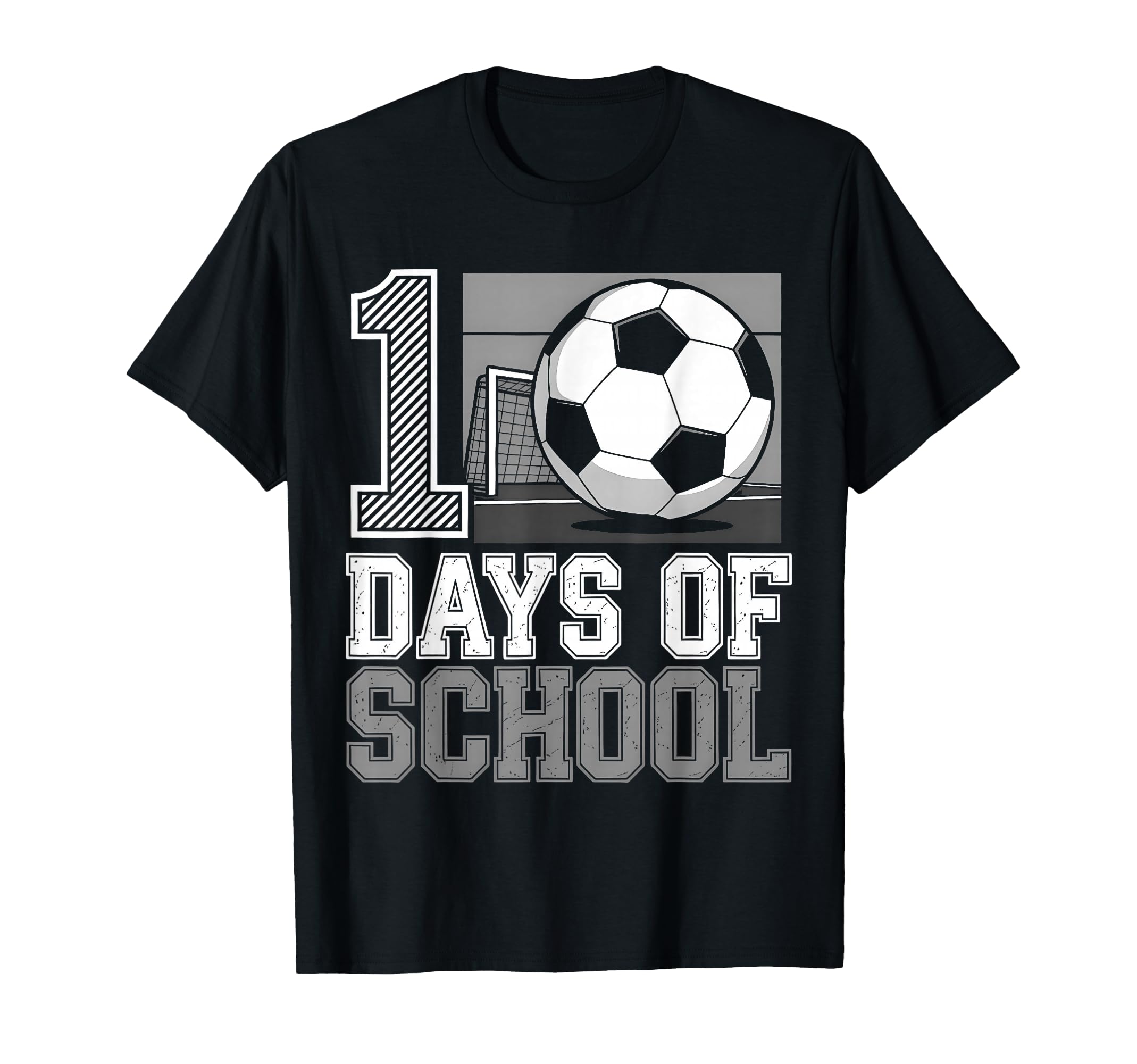 100 Days School Soccer Teacher Student 100 T-Shirt - Unique Graphic Unisex - T-Shirt, Sweatshirt, Hoodie