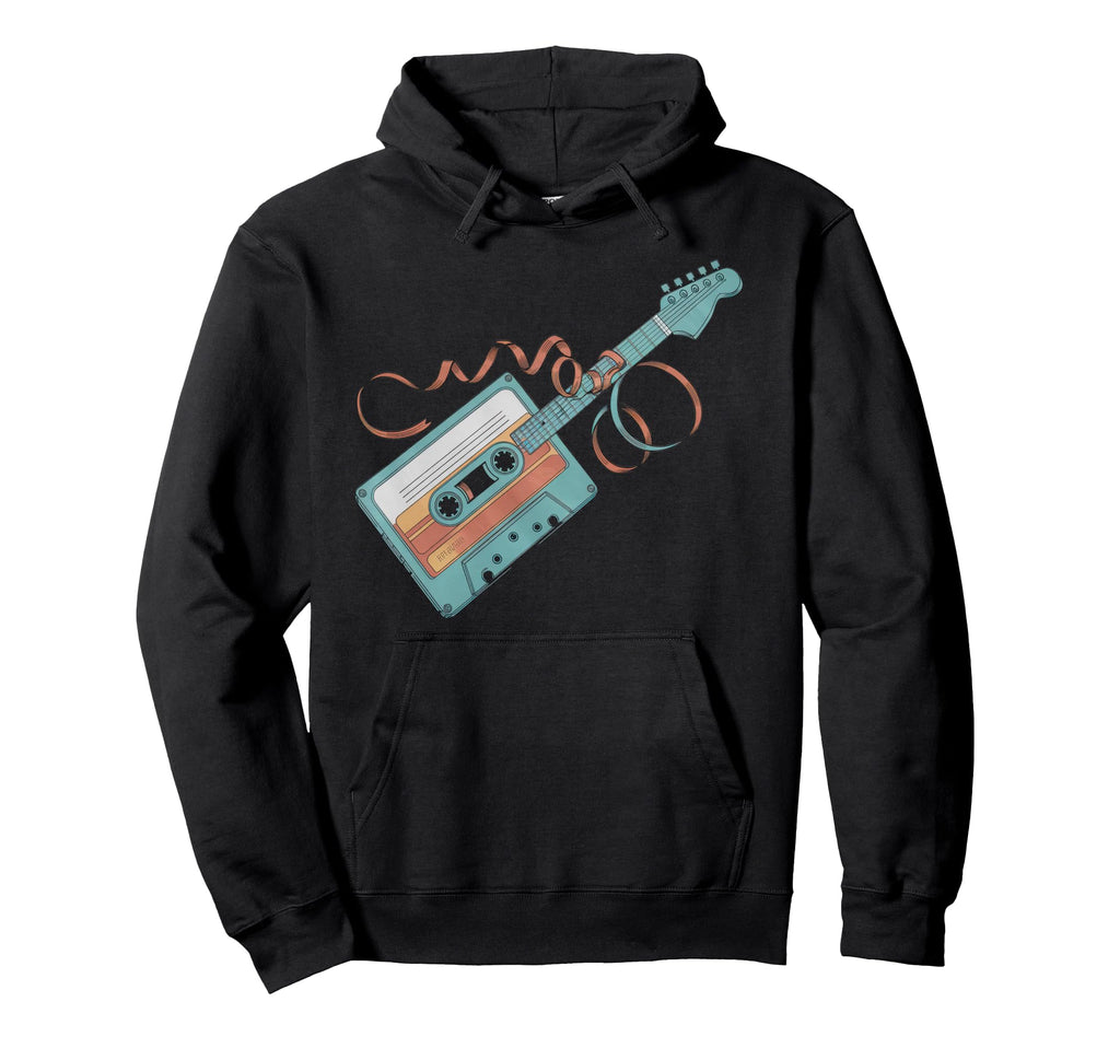 Cassette 80S 90S Party Mixtape Tape Hoodie - Fun Novelty Design for Adults - T-Shirt, Sweatshirt, Hoodie