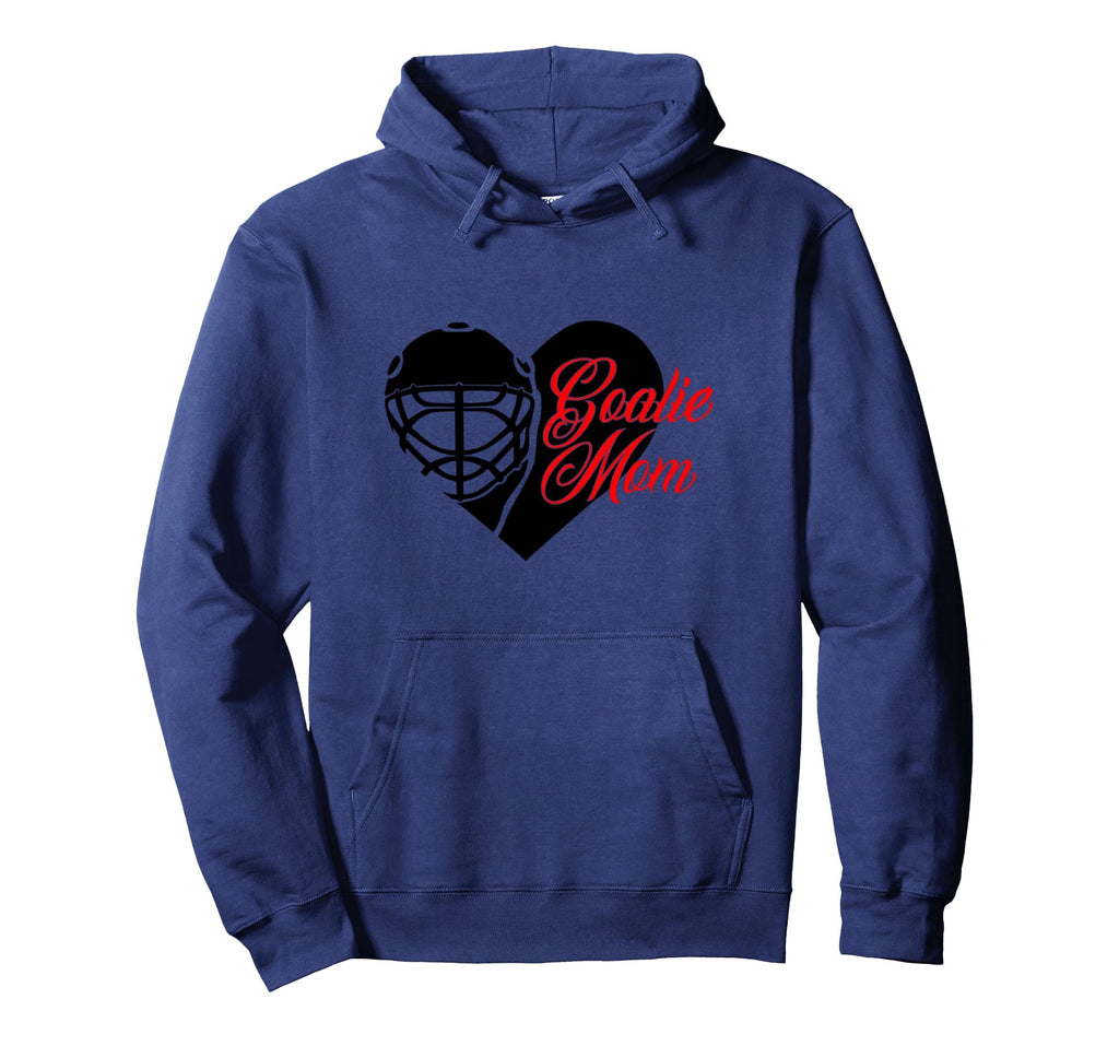 Ice Hockey Goalie Mom Mothers Day Hoodie - Unique Graphic Men Women - T-Shirt, Sweatshirt, Hoodie