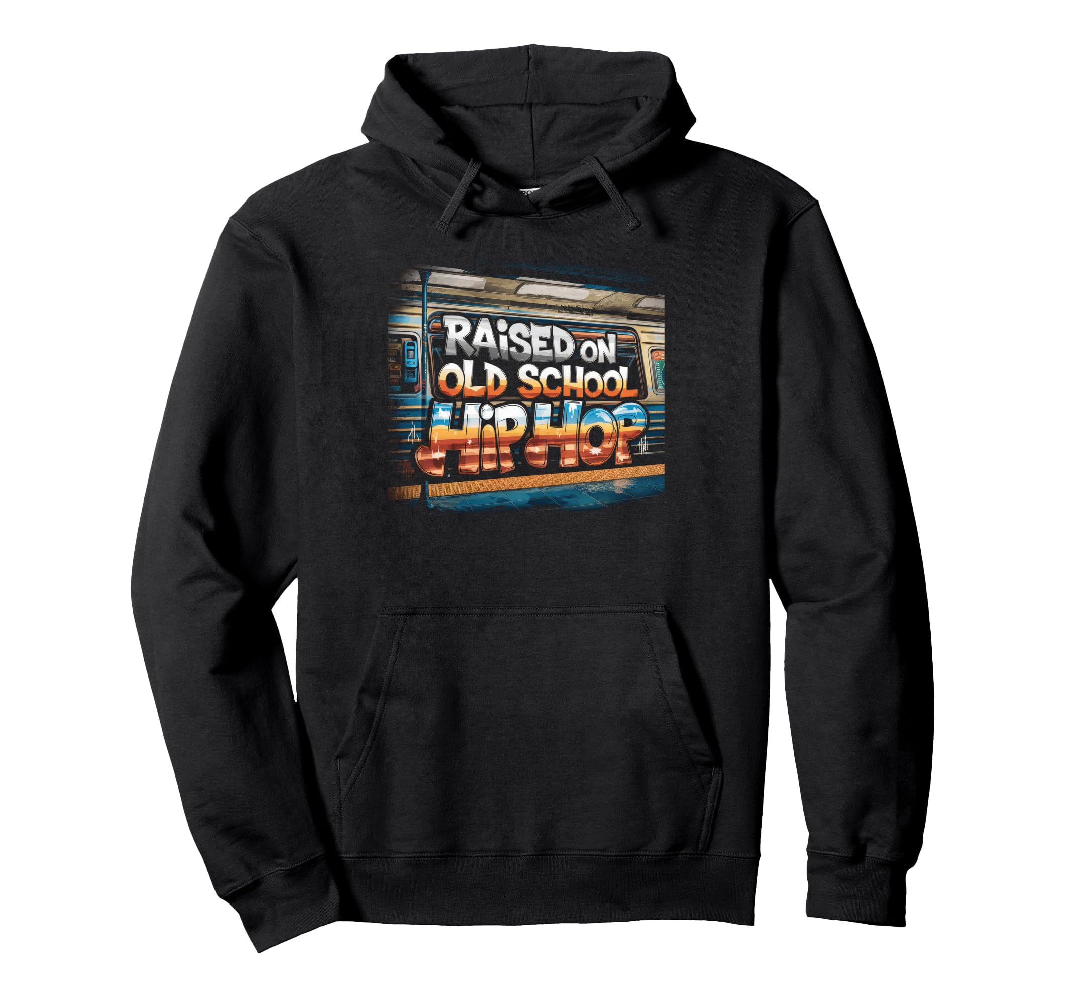 Raised Old School Hip Hop Cassette Hoodie - Novelty Apparel Men Women - T-Shirt, Sweatshirt, Hoodie