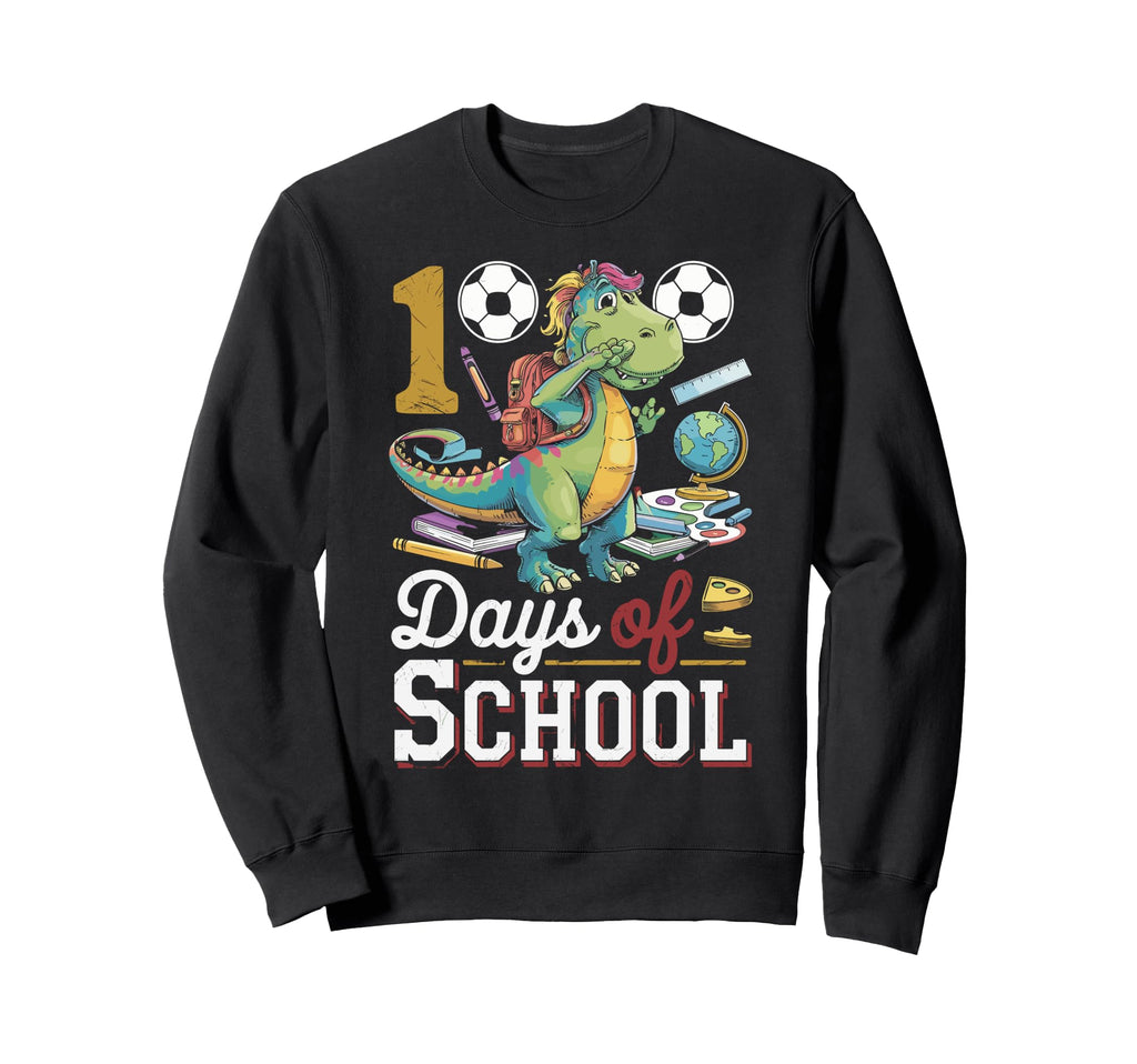 100 Day School Old Costume 100 Sweatshirt - Casual Everyday Wear Men Women - T-Shirt, Sweatshirt, Hoodie