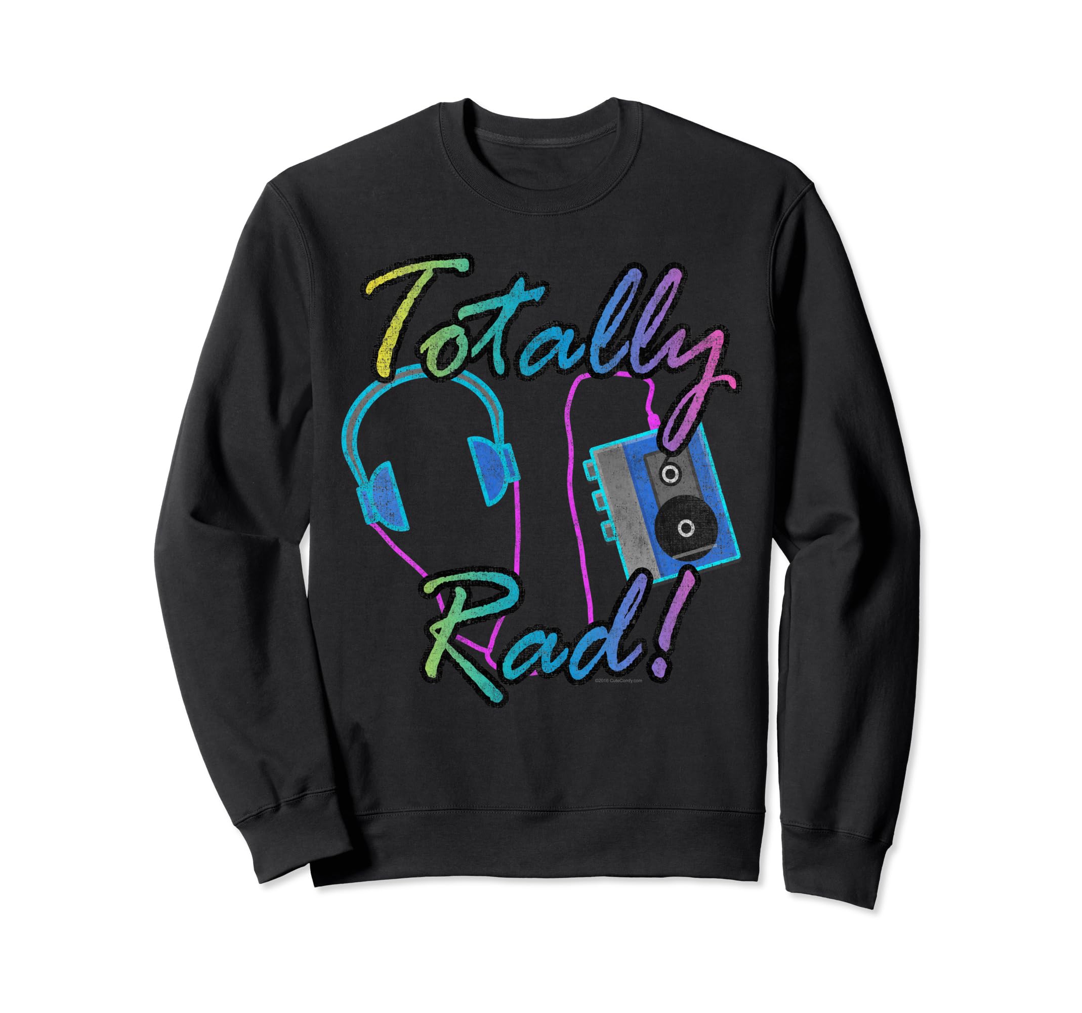 Totally Rad Cassette Tape 80S Sweatshirt - Aesthetic Graphic Men Women - T-Shirt, Sweatshirt, Hoodie