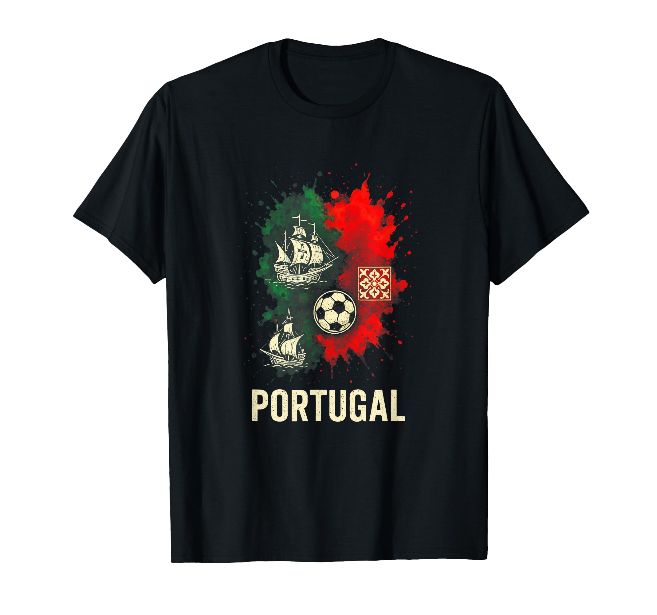 Soccer Portugal Nautical Heritage Sport T-Shirt - Fun Novelty Design Unisex - T-Shirt, Sweatshirt, Hoodie
