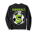5 Year Old Birthday Soccer Themed Sweatshirt - Trendy Graphic for Adults - T-Shirt, Sweatshirt, Hoodie