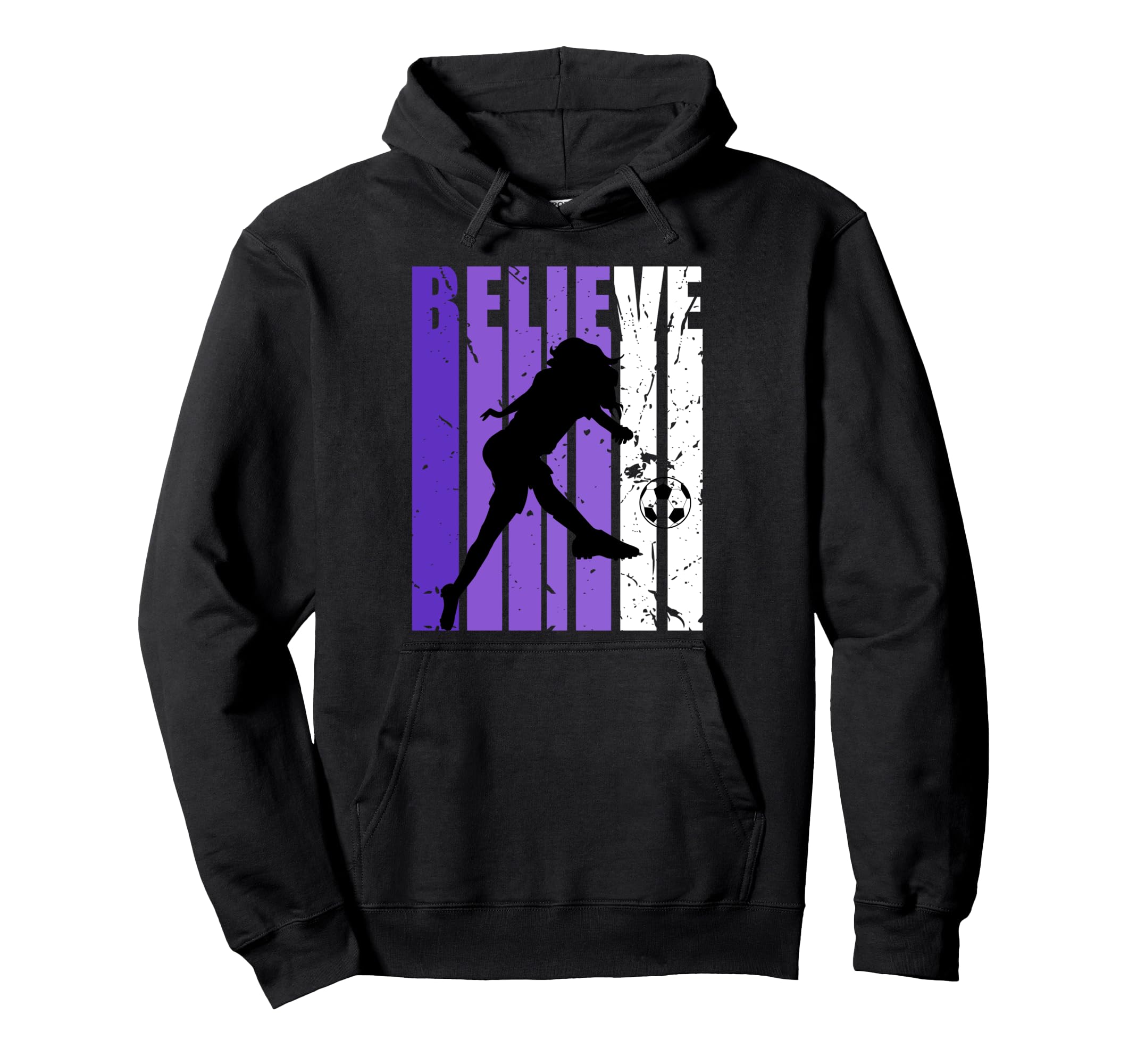 Womens Soccer Believe Football Coach Hoodie - Trendy Graphic Men Women - T-Shirt, Sweatshirt, Hoodie