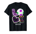 Mardi Gras Soccer Leopard Game Day T-Shirt - Graphic Print for Adults - T-Shirt, Sweatshirt, Hoodie