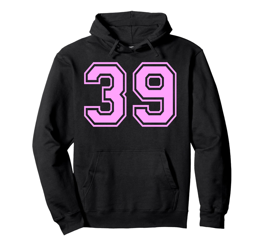 39 Number Thirty Nine Sports Varsity Hoodie - Aesthetic Graphic Men Women - T-Shirt, Sweatshirt, Hoodie