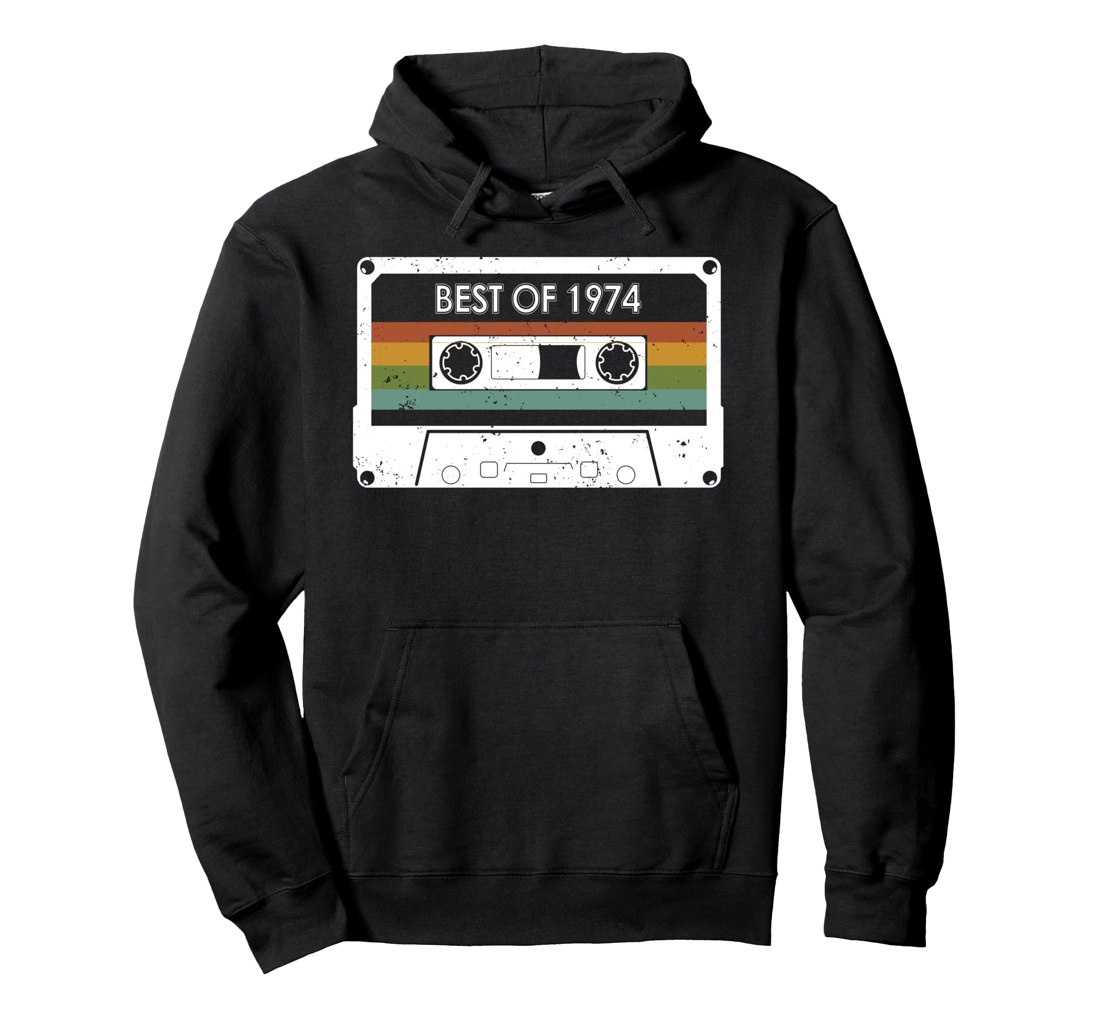 Best 1974 50Th Birthday Cassette Tape Hoodie - Aesthetic Graphic Unisex - T-Shirt, Sweatshirt, Hoodie