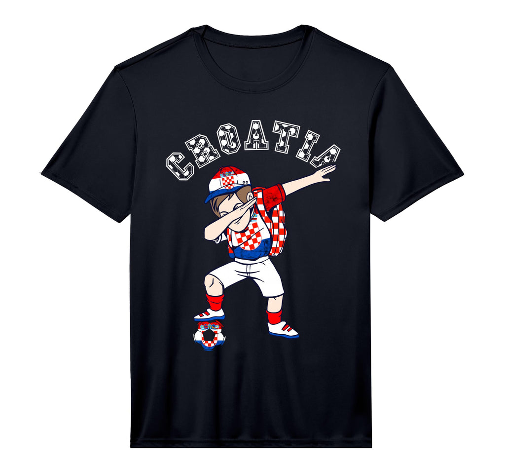 Croatian Soccer Team Dabbing Croatia T-Shirt - Aesthetic Graphic Unisex - T-Shirt, Sweatshirt, Hoodie