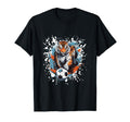 Tiger Playing Soccer Funny Animal T-Shirt - Aesthetic Graphic for Adults - T-Shirt, Sweatshirt, Hoodie