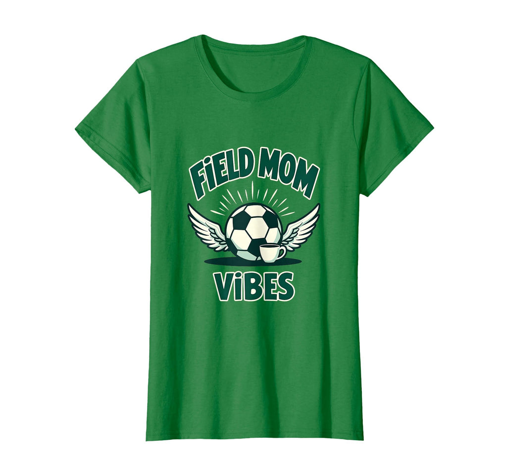 Field Mom Vibes Soccer Mom T-Shirt - Minimalist Print for Adults - T-Shirt, Sweatshirt, Hoodie