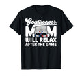 Funny Hockey Goalkeeper Mom Ice T-Shirt - Minimalist Print for Adults - T-Shirt, Sweatshirt, Hoodie