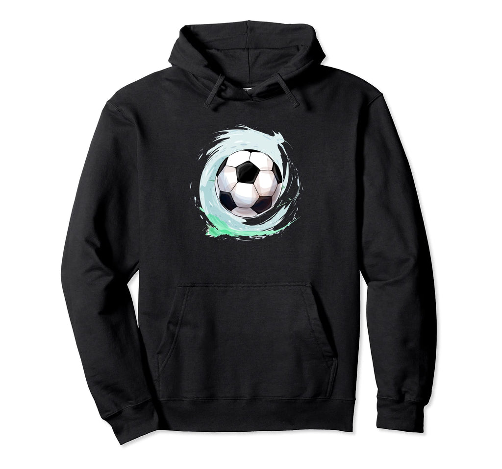 Soccer Ball Sport Players Soccer Hoodie - Casual Everyday Wear Men Women - T-Shirt, Sweatshirt, Hoodie