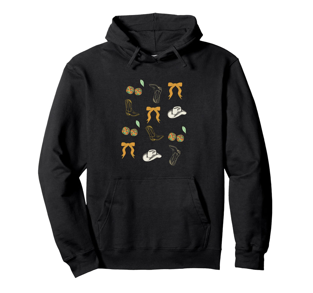 Western Coquette Cherry Disco Balls Hoodie - Unique Graphic for Adults - T-Shirt, Sweatshirt, Hoodie