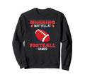 Football Lover Goalkeeper Warning Sweatshirt - Minimalist Print for Adults - T-Shirt, Sweatshirt, Hoodie