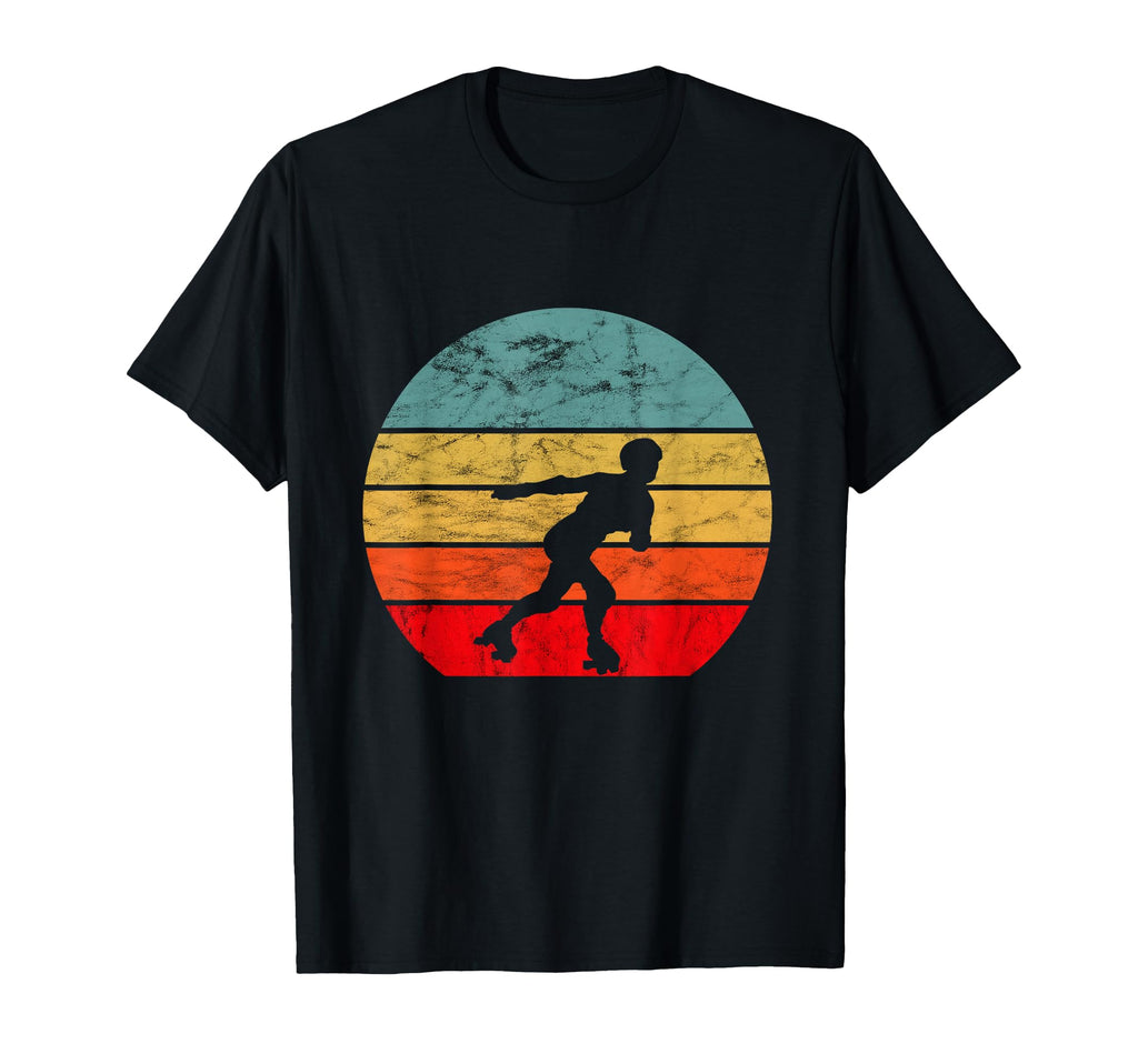 Roller Skating Sunset 70S Roller T-Shirt - Streetwear Style for Adults - T-Shirt, Sweatshirt, Hoodie