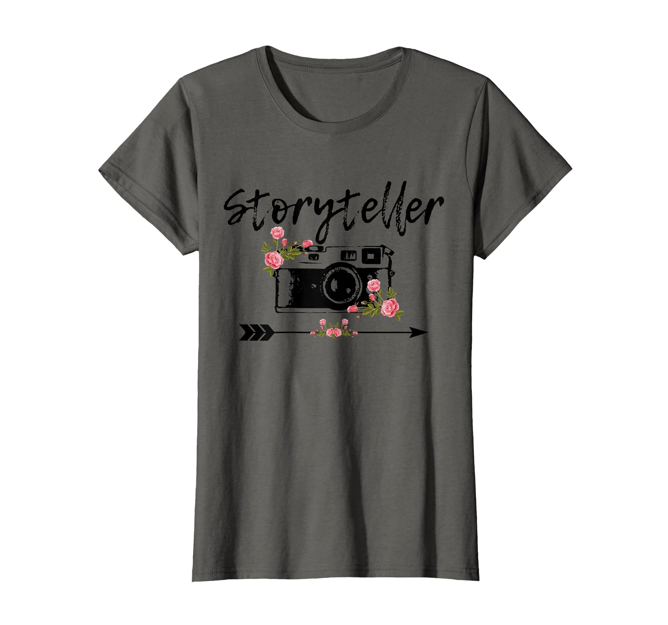 Photographer Story Plate Floral T-Shirt - Custom Art Print for Adults - T-Shirt, Sweatshirt, Hoodie
