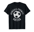 Kendall County Soccer Distressed 90S T-Shirt - Trendy Graphic Unisex - T-Shirt, Sweatshirt, Hoodie