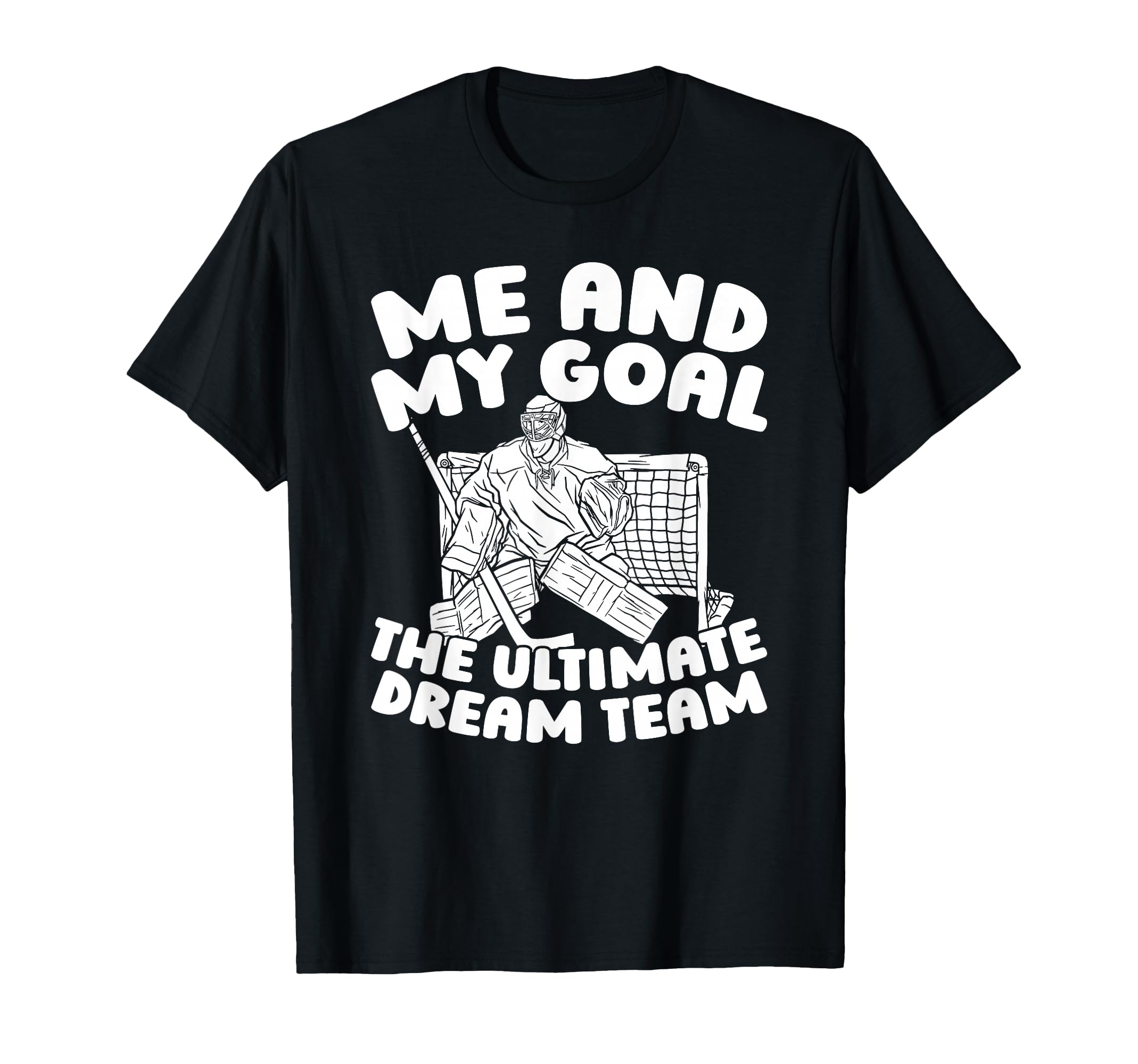 Hockey Goalkeeper Ice Hockey Goalie T-Shirt - Unique Graphic Men Women - T-Shirt, Sweatshirt, Hoodie