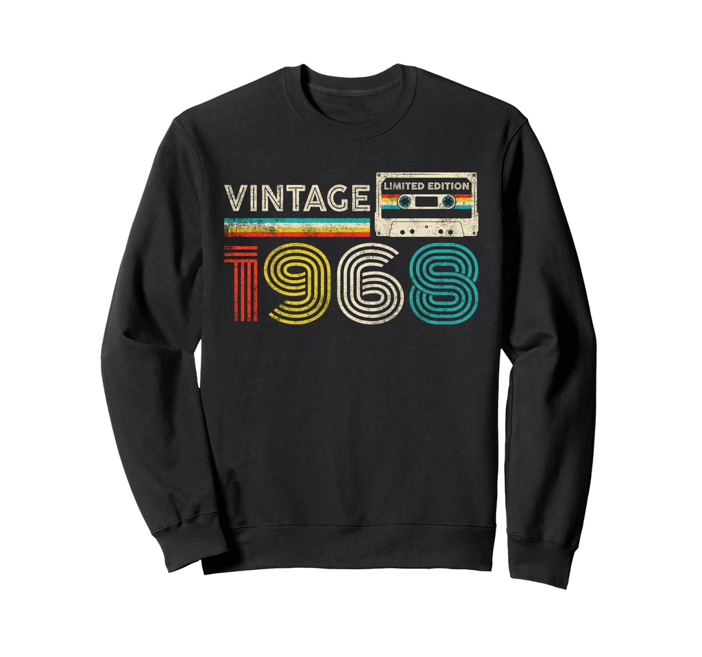 1968 Birthday 1968 Cassette Tape Sweatshirt - Casual Everyday Wear Unisex - T-Shirt, Sweatshirt, Hoodie