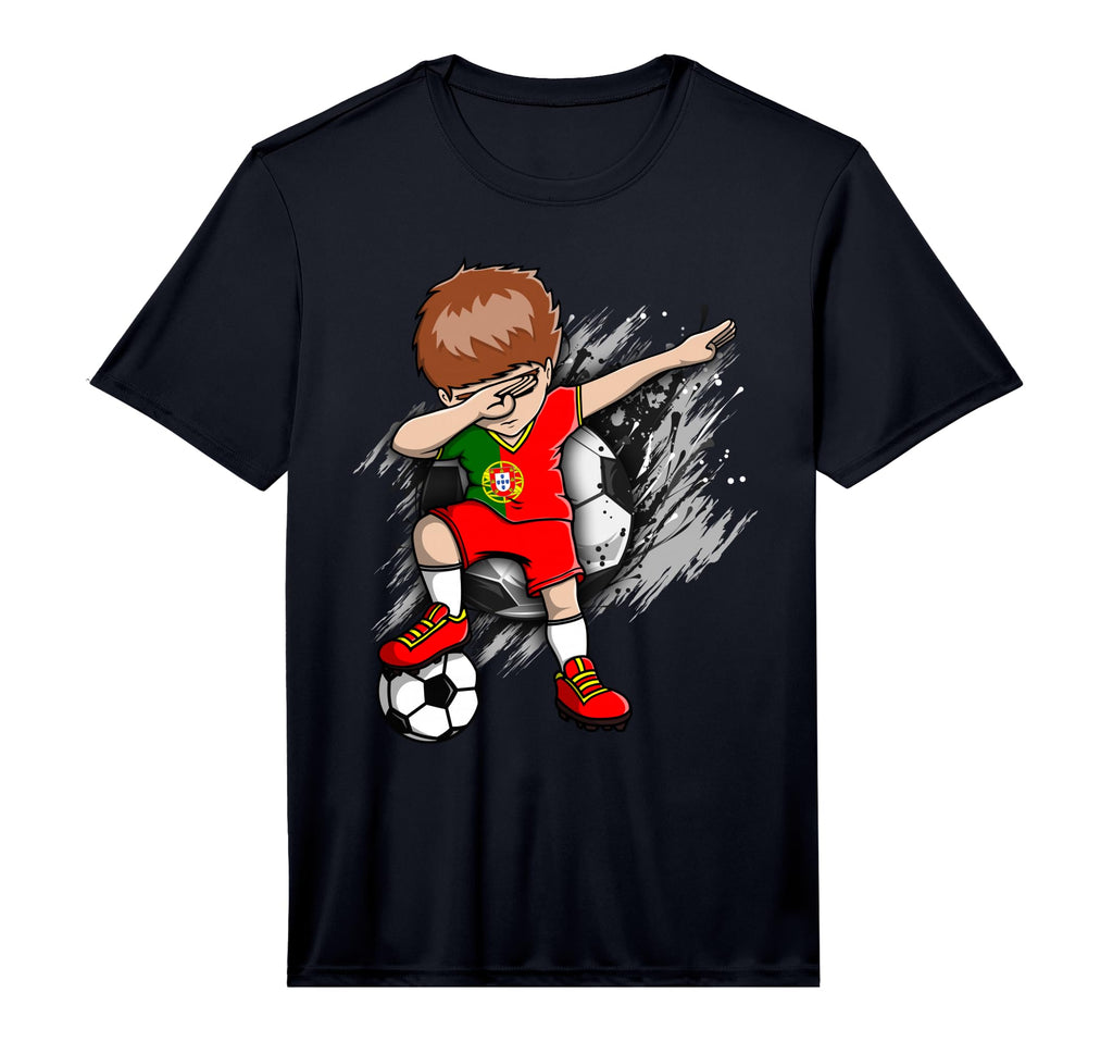 Dabbing Soccer Portugal Jersey T-Shirt - Streetwear Style Unisex - T-Shirt, Sweatshirt, Hoodie