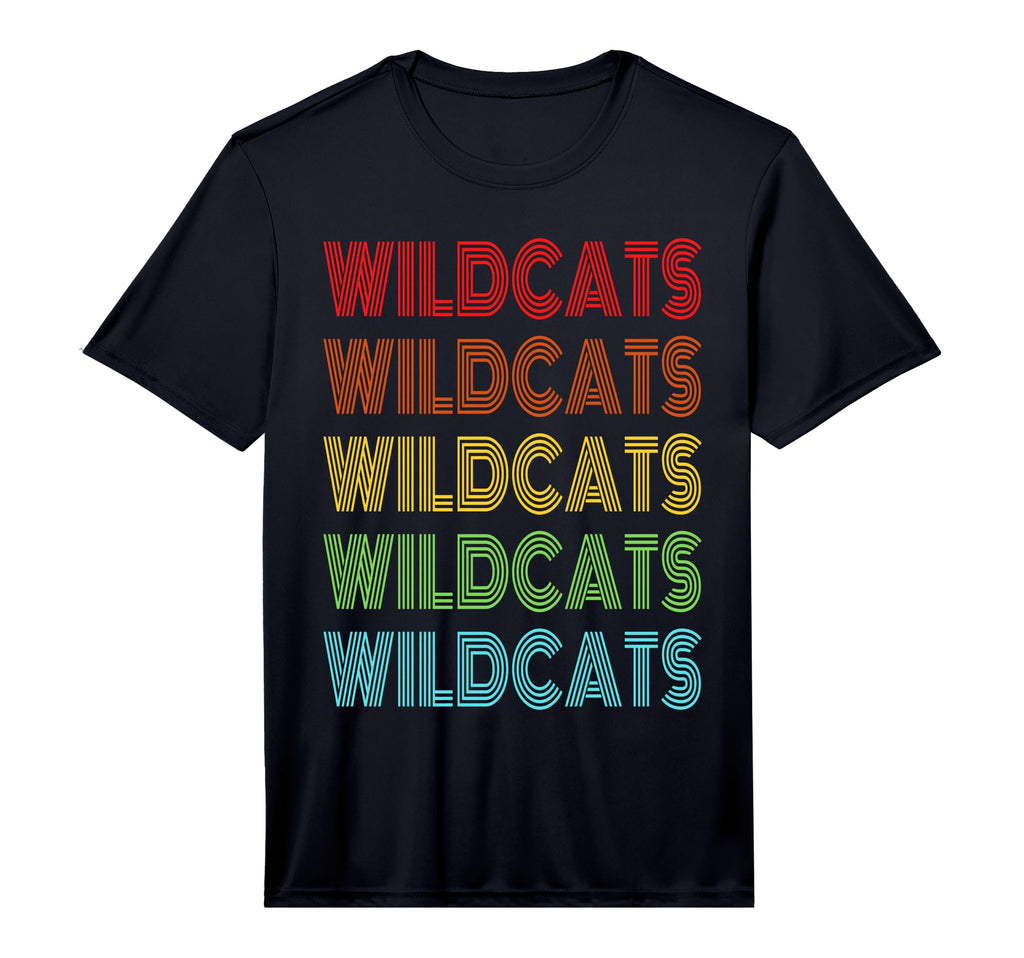 Wildcats School Sports Fan Team T-Shirt - Casual Everyday Wear for Adults - T-Shirt, Sweatshirt, Hoodie