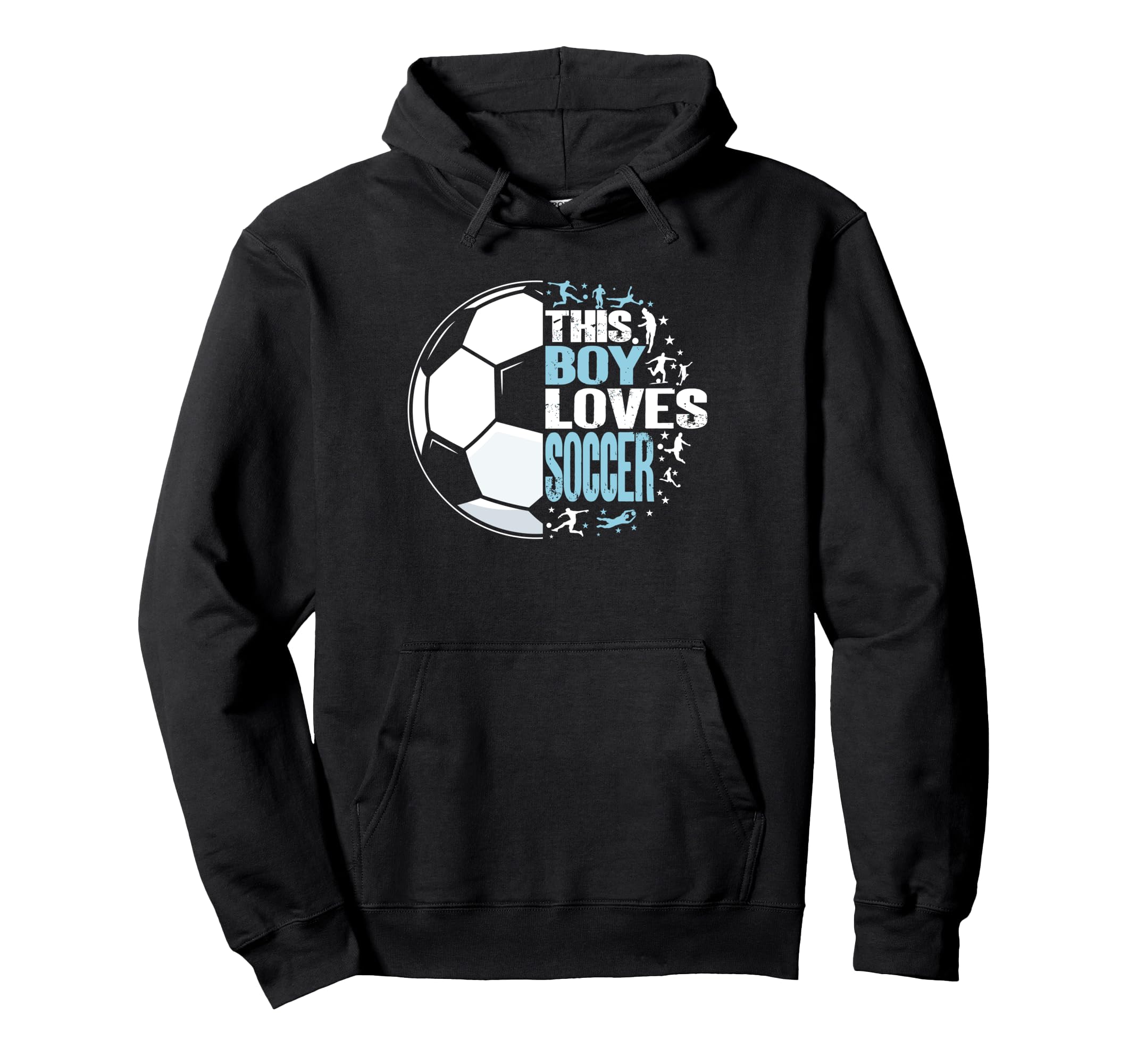 Funny This Loves Soccer Hoodie - Streetwear Style Unisex - T-Shirt, Sweatshirt, Hoodie