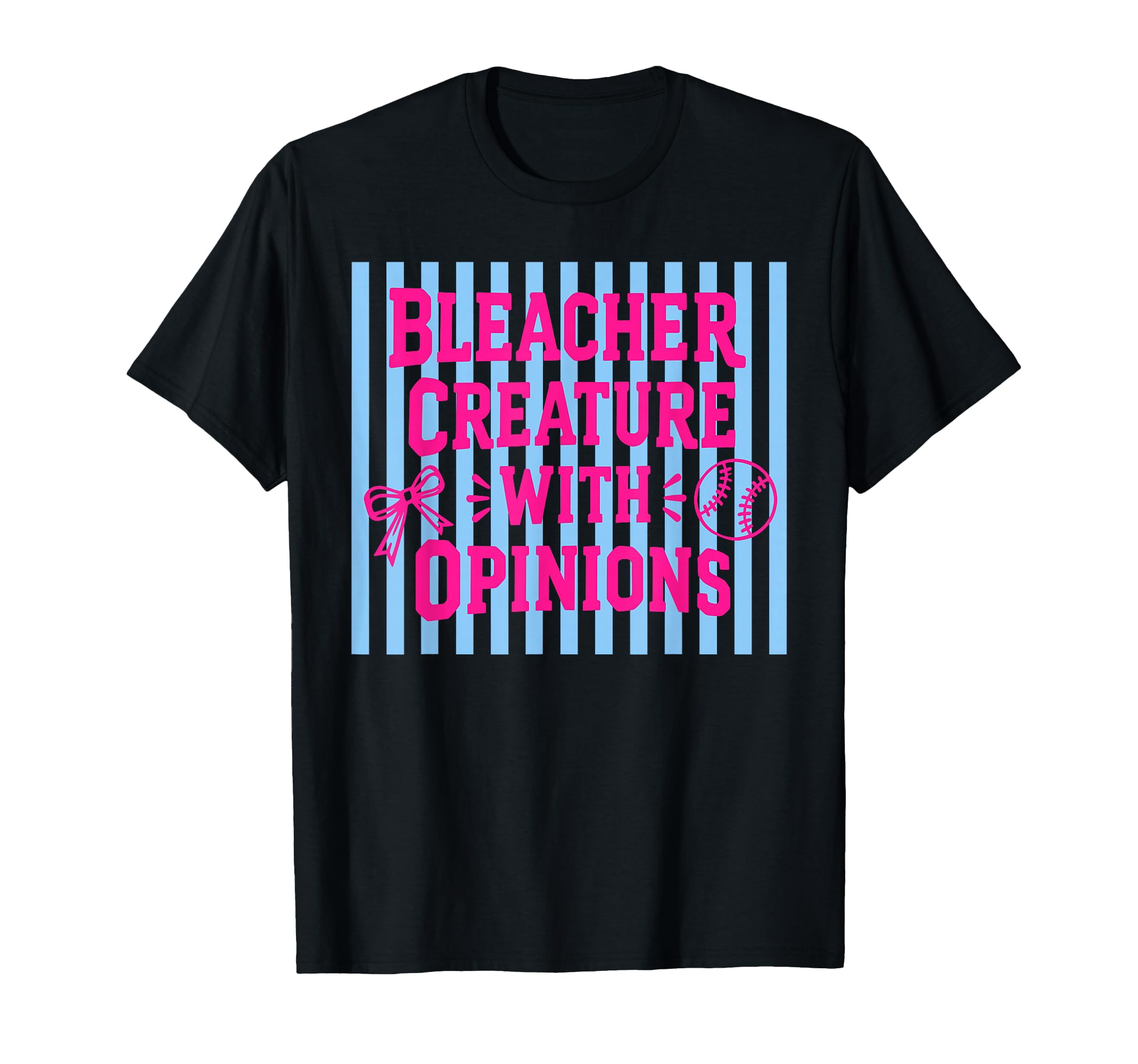 Bleacher Creature Opinions Funny T-Shirt - Minimalist Print Unisex - T-Shirt, Sweatshirt, Hoodie