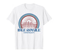 Isle Royale National Park Outdoor T-Shirt - Minimalist Print for Adults - T-Shirt, Sweatshirt, Hoodie