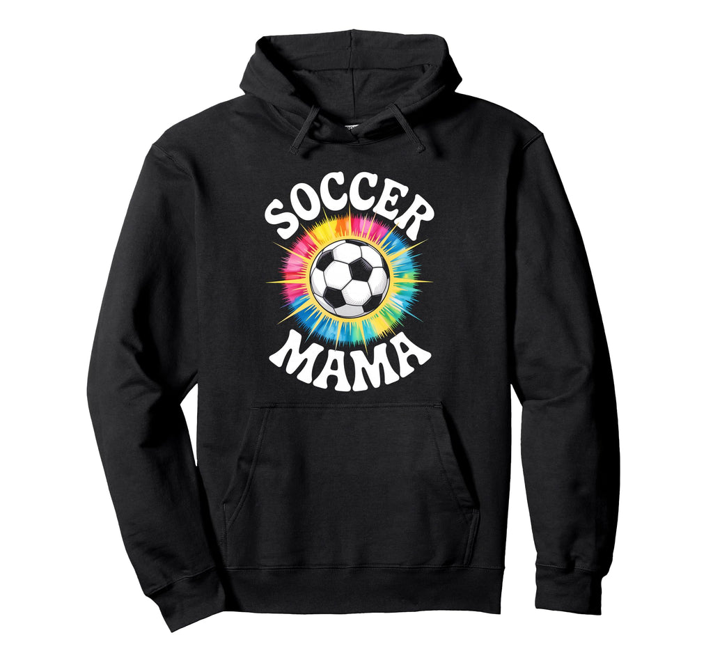 Soccer Mama Mom Tie Dye Hoodie - Custom Art Print Unisex - T-Shirt, Sweatshirt, Hoodie